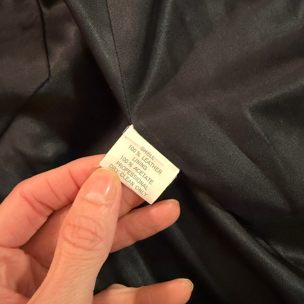 Workshop Dark Gree Leather Jacket - image 6